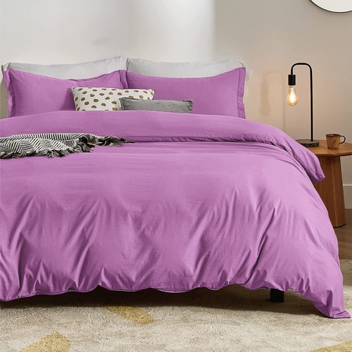 Plain duvet quilt cover with - cover,