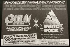 Genesis Rick Wakeman Flyer Film Premier ABC Cinema Shaftesbury Avenue 1977 #1