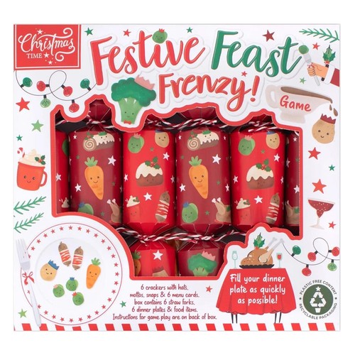 Christmas crackers pack 22cm - 6,