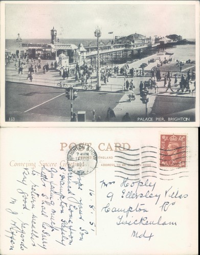 Palace pier brighton 1955 - palace,