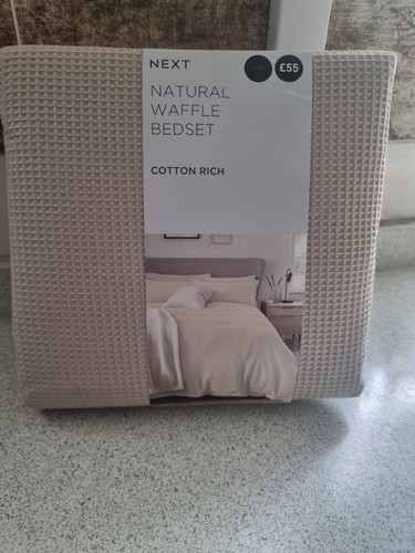 Next natural waffle bedset - natural,