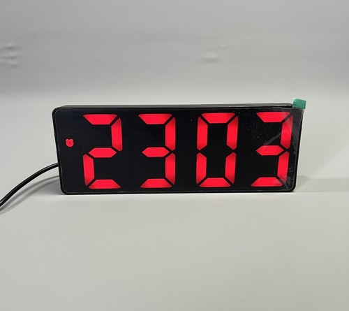 Digital alarm clock large led - clock,