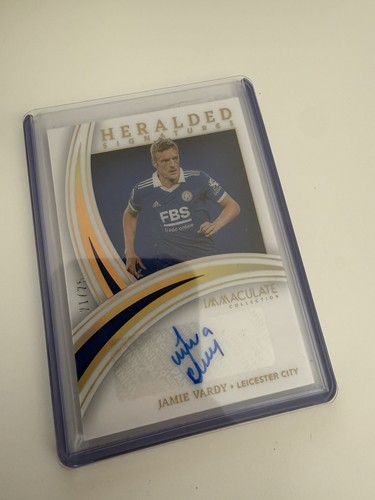 Jamie vardy panini immaculate - jamie,
