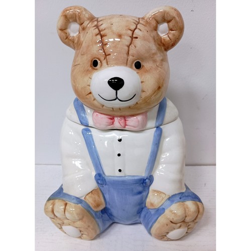Vintage teddy bear cookie jar - bear,