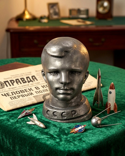 Vintage ussr yuri gagarin - ussr, bust