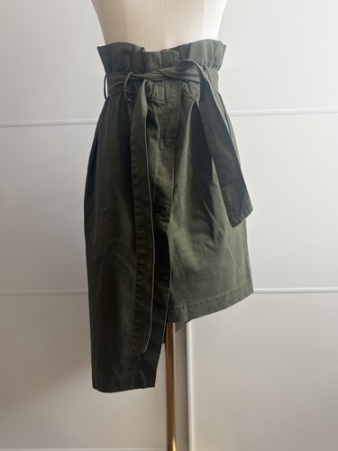 Zara asymmetrical khaki paper - zara,