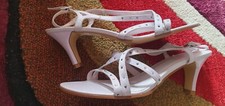 Clarks 'K' womens lilac Sheba strappy sandals size 6 Wide 'E' Fitting