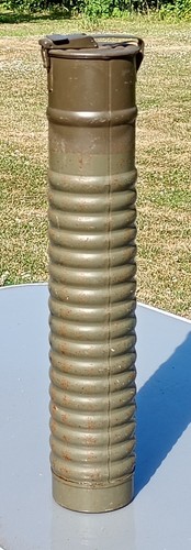 Vintage metal military shell