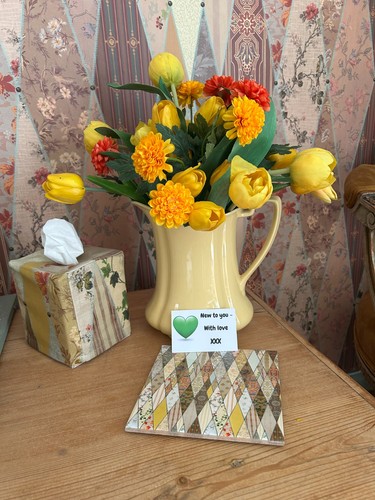 Gorgeous vintage primrose - vintage,