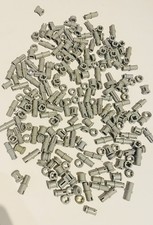 LEGO  Technic, Axle and Pin Connector Toggle Joint old grey vintage lot