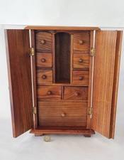 Miniature Hardwood Cabinet