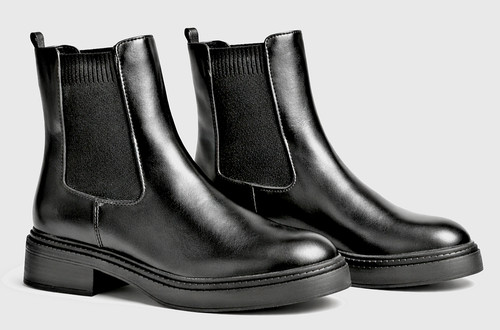 Black chelsea boots uk 7 - boots,
