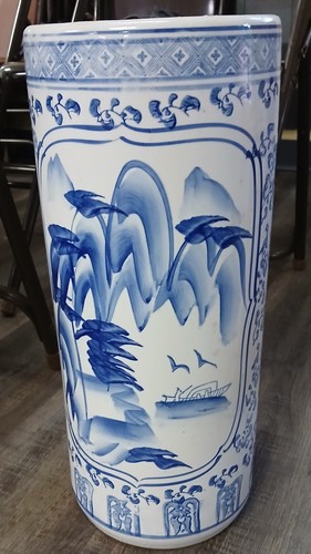 Vintage chinese blue - chinese, blue/white