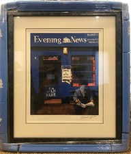 ALEXANDER MILLAR READ ALL ABOUT IT Limited Edition Giclee Hand Signed FRAMED COA