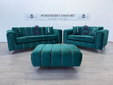 Keysri Sofa in New Teal Plush