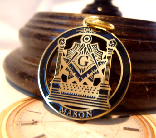 Masonic pocket watch chain - pocket,