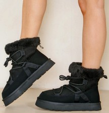 Fur Lined Ankle Boots