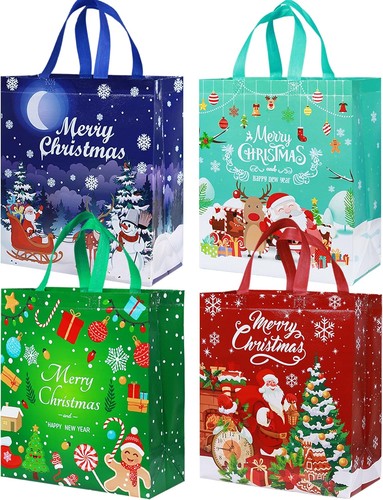 4pcs large christmas - large, tote
