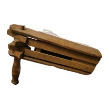 Vintage wooden football rattle