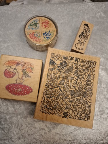 Assorted printing blocks - printing,