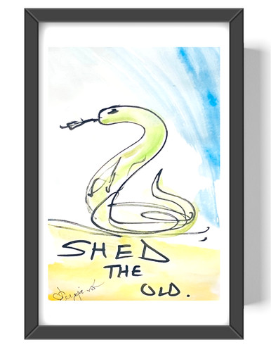 Guajardo original art shed - original, art: