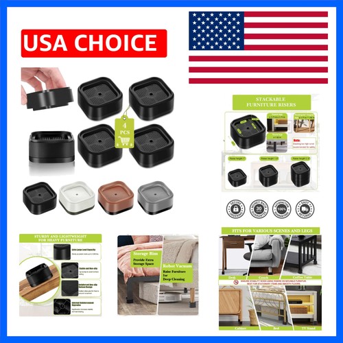 Adjustable bed risers 1 - bed, inch