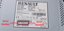 RENAULT Radio Code Unlock provided MASTER TRAFIC MEGANE CLIO SCENIC Security Pin