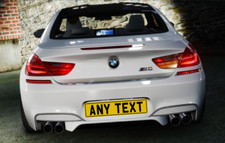 Back STICK ON NUMBER PLATE For