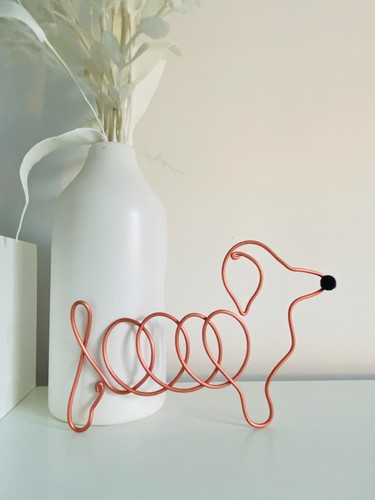 Sausage dog wall art handmade - wall,