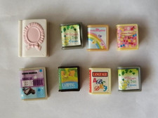 Sylvanian Families Miniature Plastic Books 8x Calico Critters