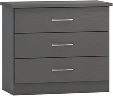 3-Drawer Chest in 3D Grey –