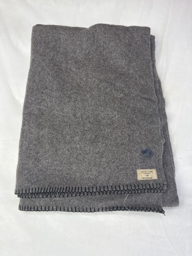 Vintage military wool blanket - vintage,