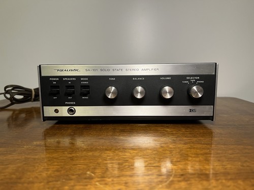 Vintage realistic solid state - vintage,