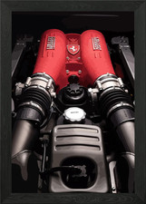 ferrari engine Framed Wall Art