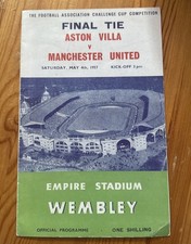 1957 FA Cup Final programme