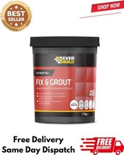 703 Fix And Grout Tile Adhesive Ready Mixed Anti-Mould Water Resistant High UK