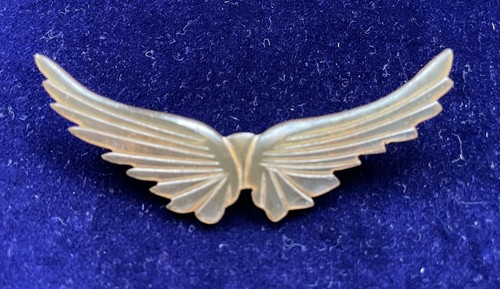 Antique french horn wings - french,