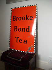 Original Brooke Bond Tea ,Enamel sign, Advertising, Kitchenalia ,Liptons, Lyons