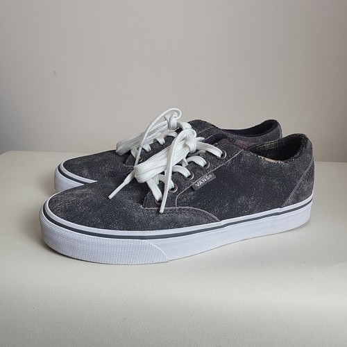 Vans womens grey suede - womens, uk