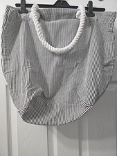 Primark Beach Bag Navy and