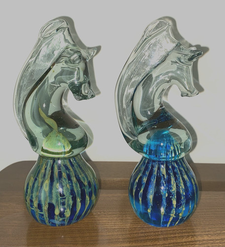 Mdina glass seahorse - 2,