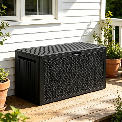 340l black outdoor garden - 340l,