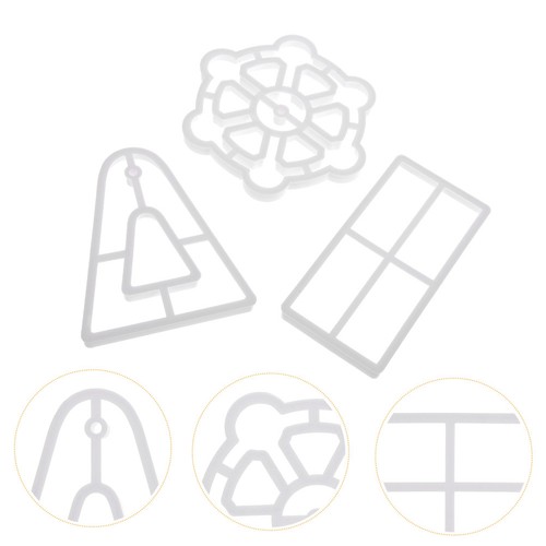 3pcs reusable plastic - 3pcs,