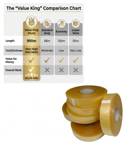 Packaging tape rolls 48mm - 6x, x