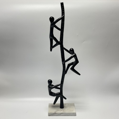 Modern abstract climbing men - climbing,