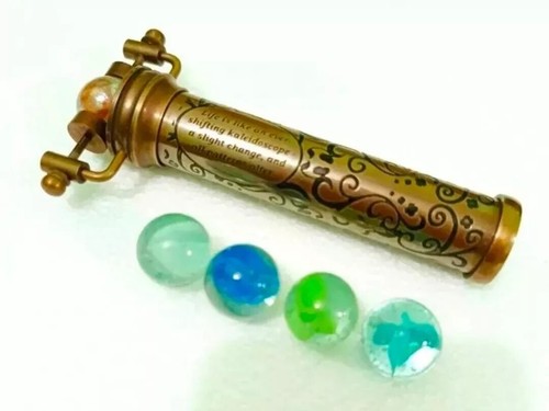 Vintage brass kaleidoscope - vintage,