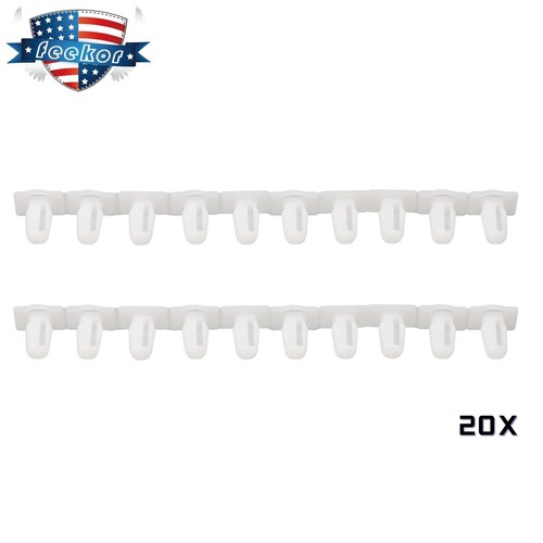 New 20pcs door - new, clips