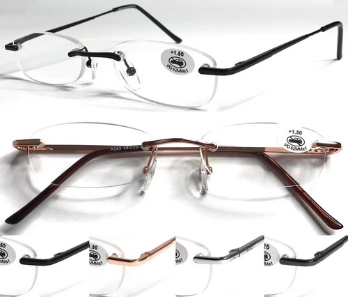 Rimless reading glasses - reading,
