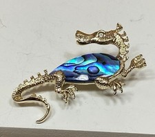 Dragon Brooch Ariki Paua Shell