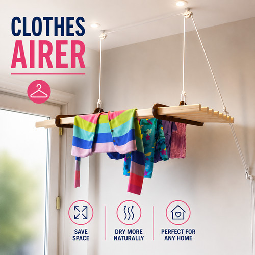 Ceiling clothes airer pulley - ceiling,